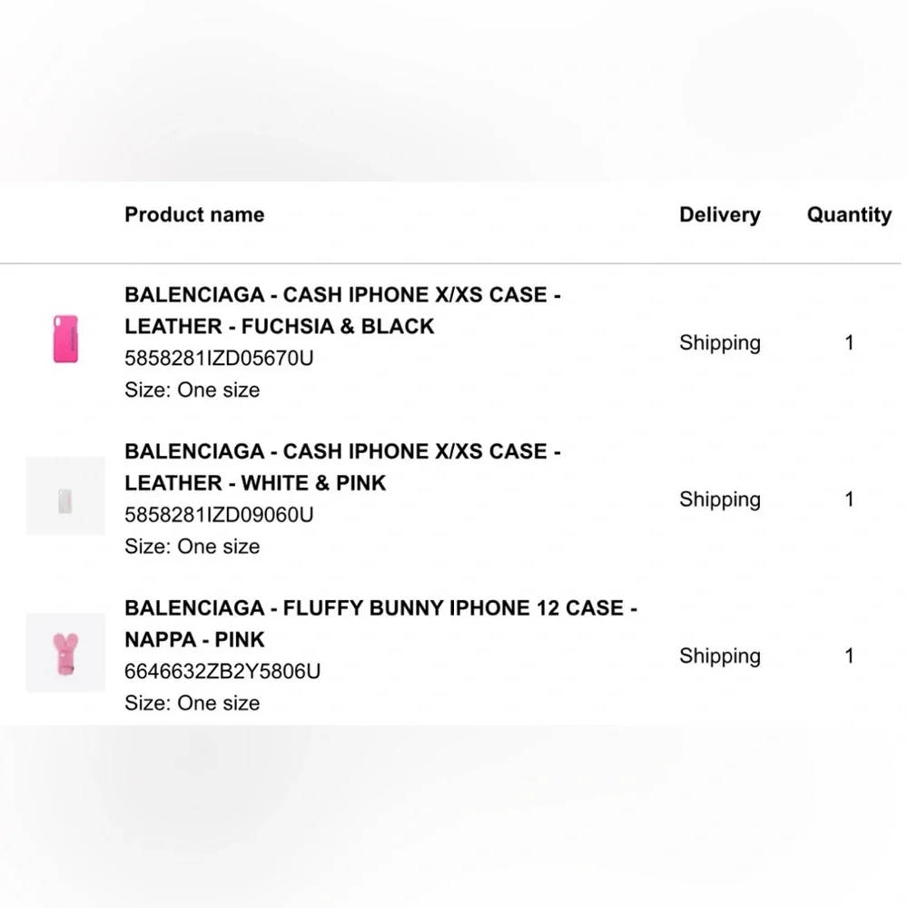 Balenciaga Cash Logo iPhone X & iPhone XS Cell Phone Case